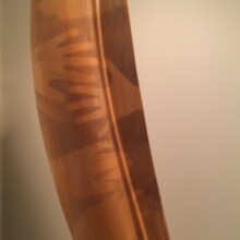 COMPROMISED XIV: THE HEALING, Detail; Wood, stain