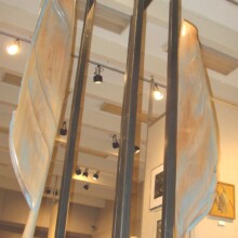 COMPROMISED I: RESTORATION GATE; Wood, steel, stain