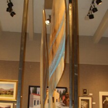 COMPROMISED I: RESTORATION GATE; Wood, steel, stain