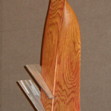 COMPROMISED X: THE CODE, detail; Wood, aluminum